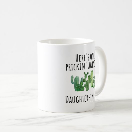 New Future Daughter in Law Gift Bridal Shower Kaffeetasse (VorderseiteRechts)