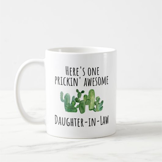 New Future Daughter in Law Gift Bridal Shower Kaffeetasse (Links)