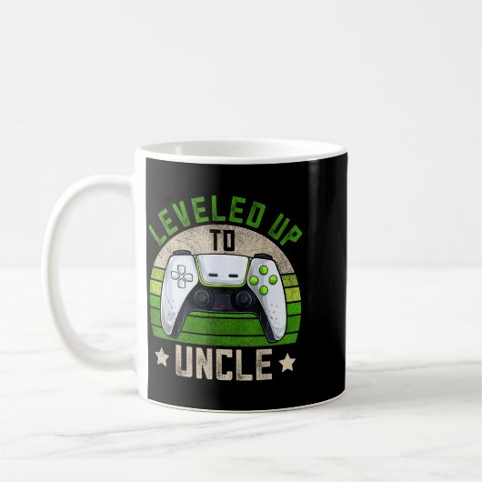 New Gamer Uncle Apparel, Funny Pregnancy Announcem Kaffeetasse (Links)