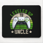 New Gamer Uncle Apparel, Funny Pregnancy Announcem Mousepad (Vorne)