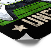 New Gamer Uncle Apparel, Funny Pregnancy Announcem Poster (Ecke)