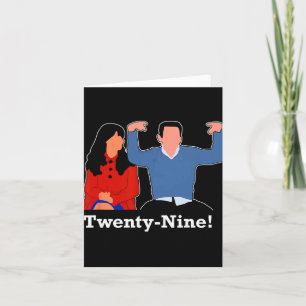 New Girl 29 Ich fühle mich neunundzwanzig Happy Bi Karte