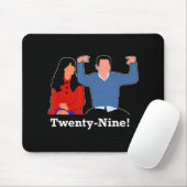 New Girl 29 I'm Feelin' Twenty Nine Happy Birthday Mousepad (Mit Mouse)