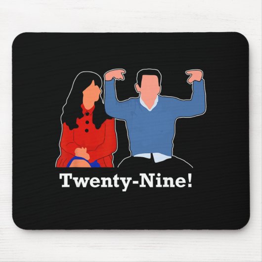 New Girl 29 I'm Feelin' Twenty Nine Happy Birthday Mousepad (Vorne)