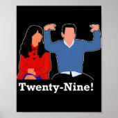 New Girl 29 I'm Feelin' Twenty Nine Happy Birthday Poster (Vorne)