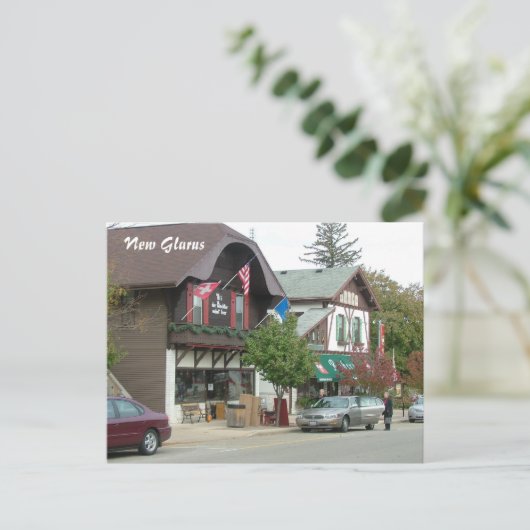 New Glarus Postkarte (Stehend Vorderseite)