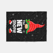 New Gnome Matching Family Group Christmas Party Pa Fleecedecke (Vorderseite (Horizontal))
