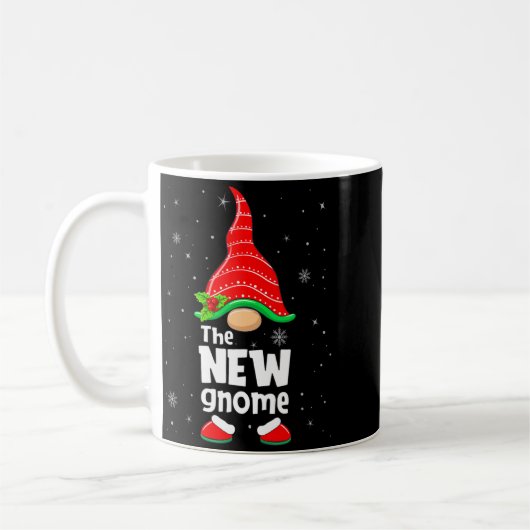 New Gnome Matching Family Group Christmas Party Pa Kaffeetasse (Links)