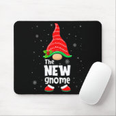 New Gnome Matching Family Group Christmas Party Pa Mousepad (Mit Mouse)
