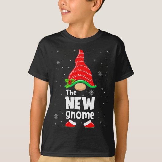 New Gnome Matching Family Group Christmas Party Pa T-Shirt (Vorderseite)