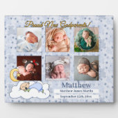 New Godelterns Blue Baby Boy 6 Fotos Plaque Fotoplatte (Vorderseite)