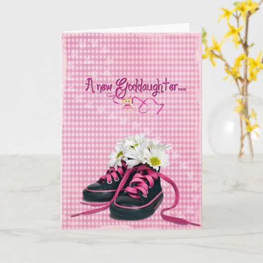 New Godtochter Karte (Gelbe Blume)