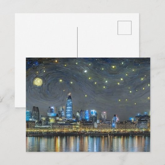 New Gogh Postkarte (Vorne/Hinten)