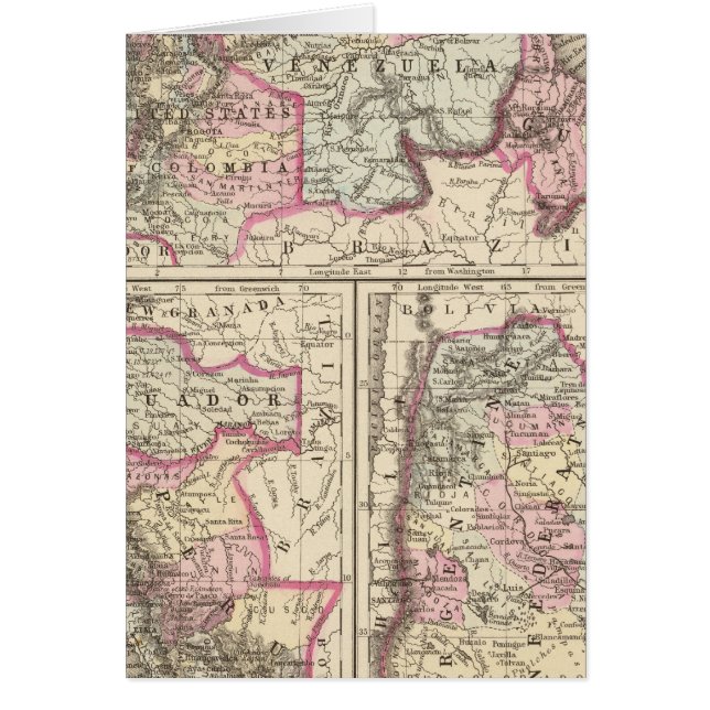 New Granada, Venezuela, Guyana (Vorne)