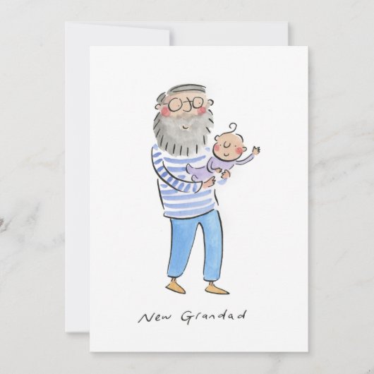 New Grandad Einladung (Vorderseite)