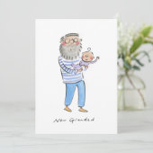 New Grandad Einladung (Stehend Vorderseite)
