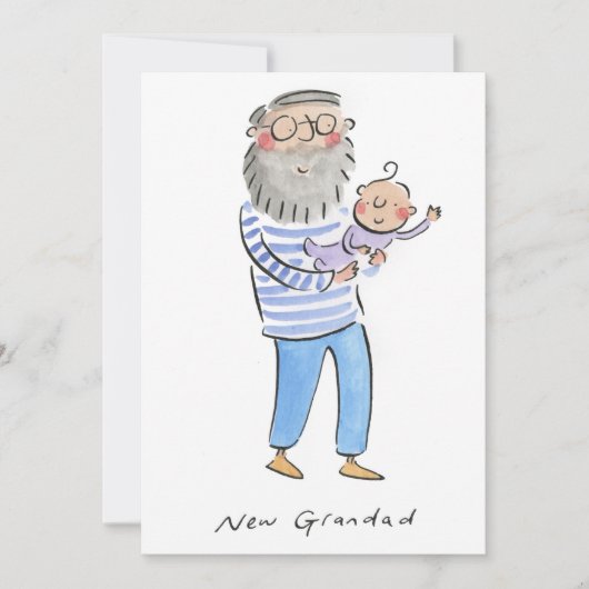 New Grandad Einladung (Vorderseite)