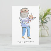 New Grandad Einladung (Stehend Vorderseite)