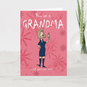New Grandma greeting card Karte