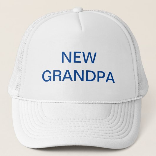 NEW GRANDPA Hat Truckerkappe (Vorderseite)
