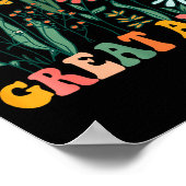 New Great Aunt Wildflower First Birthday & Bab Poster (Ecke)