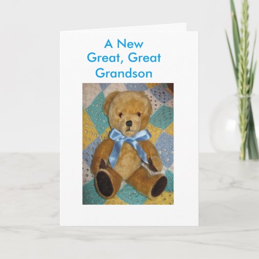 New Great, Great Grandson card Karte (Vorderseite)