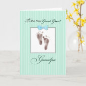 New Great Great Opa Great Grand Opa Great Grandson Karte (Gelbe Blume)