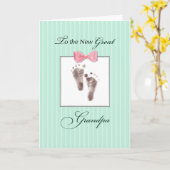 New Great Opa Great Oper Green Karte (Gelbe Blume)