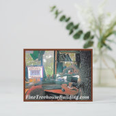 New Green HelpyounutsTreehouse Postcard Postkarte (Stehend Vorderseite)