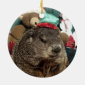 NEW! Groundhog Moses Christmas Ornament (Hinten)