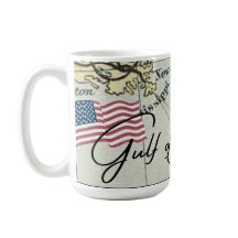 New GULF OF AMERICA name on US Map American Flag