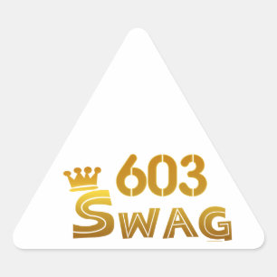 New Hampshire603 Swag Dreieckiger Aufkleber