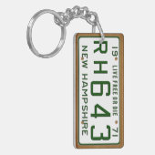 New Hampshire 1971 Vintager Schlüsselanhänger (Vorderseite links)