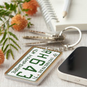 New Hampshire 1971 Vintager Schlüsselanhänger (Vorderseite rechts)