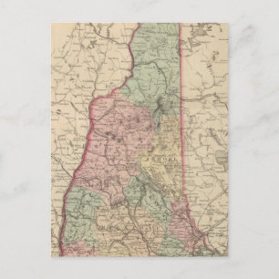 New Hampshire 2 Postkarte