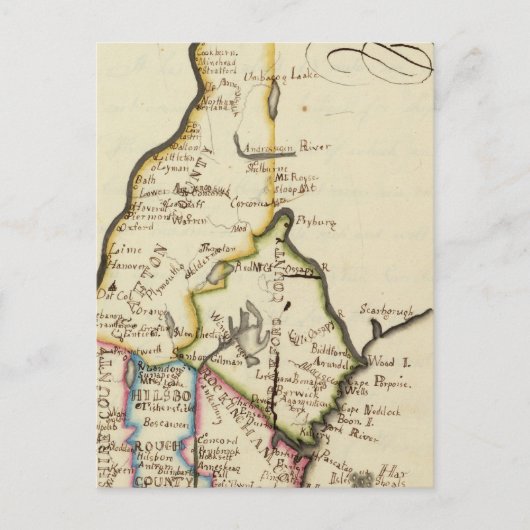 New Hampshire 3 Postkarte (Vorderseite)