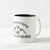 New Hampshire 4000 Footers Mountain Zweifarbige Tasse (VorderseiteRechts)