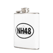 New Hampshire 48 Oval Flachmann (Links)