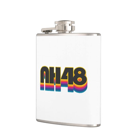 New Hampshire 48 Rainbow Flachmann (Links)