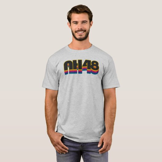 New Hampshire 48 Rainbow T-Shirt (Vorne ganz)