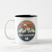 New Hampshire 48 Sunset Zweifarbige Tasse (Links)