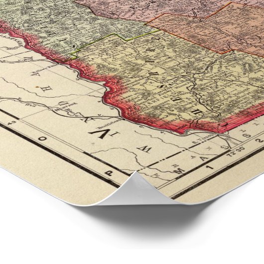 New Hampshire 5 Poster (Ecke)