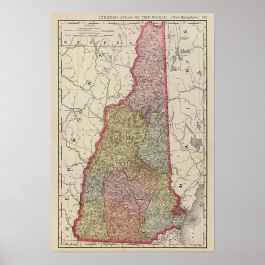 New Hampshire 5 Poster (Vorne)