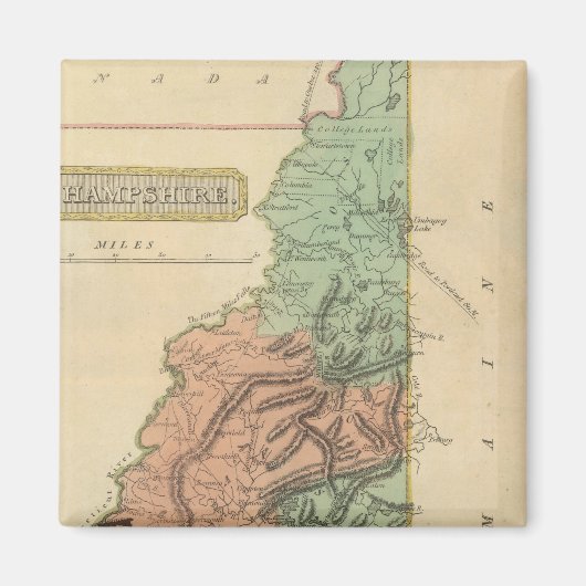 New Hampshire 8 Magnet (Vorne)