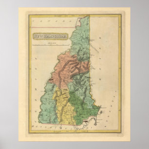 New Hampshire 8 Poster
