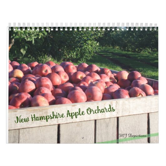 New Hampshire Apple Orchards Calendar Kalender (Titelbild)