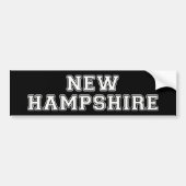 New Hampshire Autoaufkleber (Vorne)