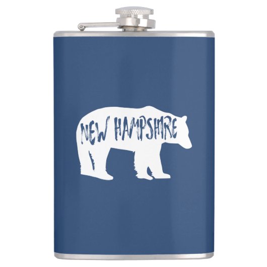 New Hampshire Bär Flachmann (Vorderseite)