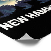 New Hampshire Bär Poster (Ecke)