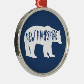 New Hampshire Bear Ornament Aus Metall (Rechts)